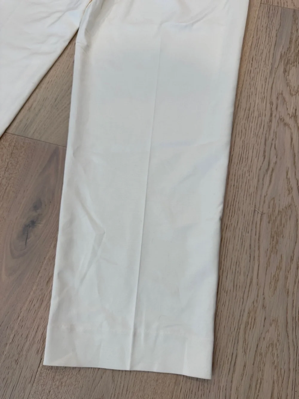 J. Crew Essential Pant NWOT in City Twill Ivory Womens 14 Wide Leg Career Office - Picture 11 of 14